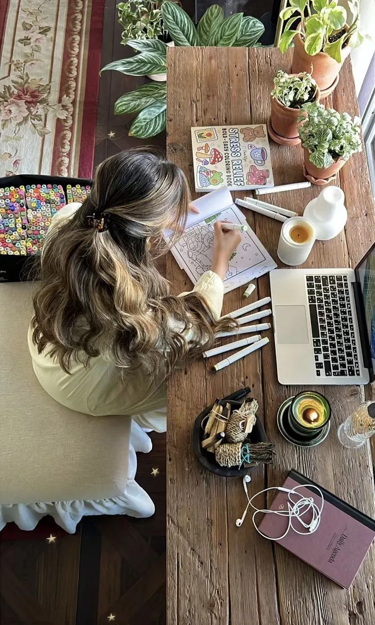 Welcoming workspace with soft ambient light